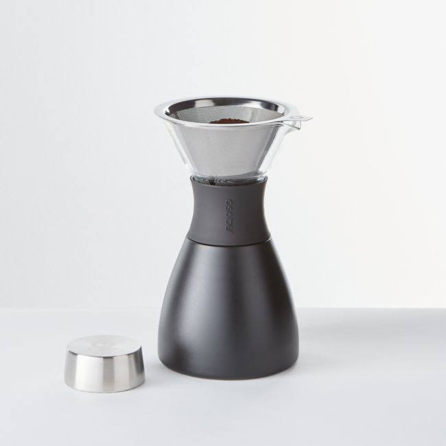 Asobu Black Pour-Over Insulated Coffee Maker