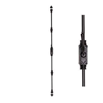 Restorers Iron Lever Cremone Bolt | Black | Door Bolts