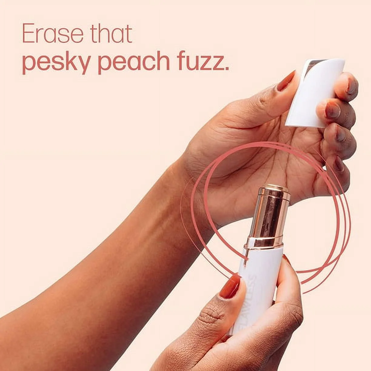 Finishing Touch Flawless Facial Hair Remover, White, Hair Remover