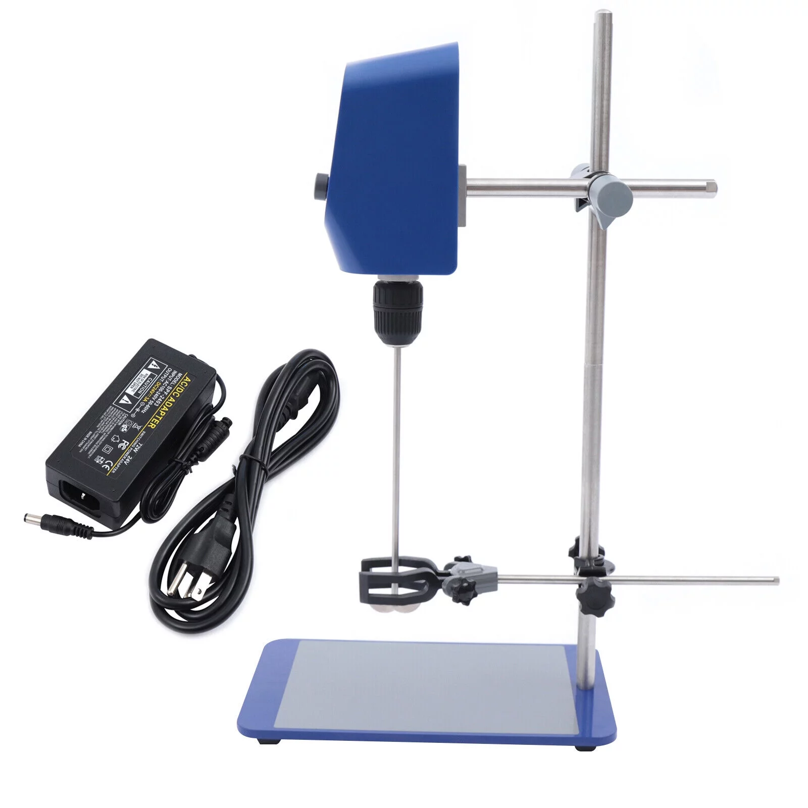 TOOL1SHOoo 20L Lab Electric Overhead Stirrer Mixer Agitator Homogenizer Speed Adjustable US