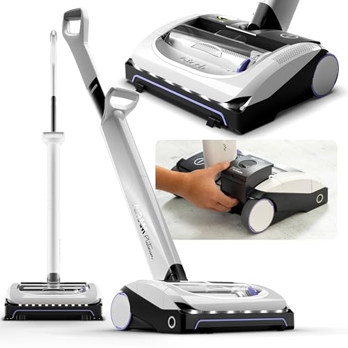 Gtech AirRAM Platinum Cordless Vacuum Cleaner - Includes Anti-Hair Wrap Brush Bar - Perfect for Carpet and Hardwood Floors - Rechargeable 22v Li-ion Battery - Lightweight (7 lbs.) - Radiant Selections
