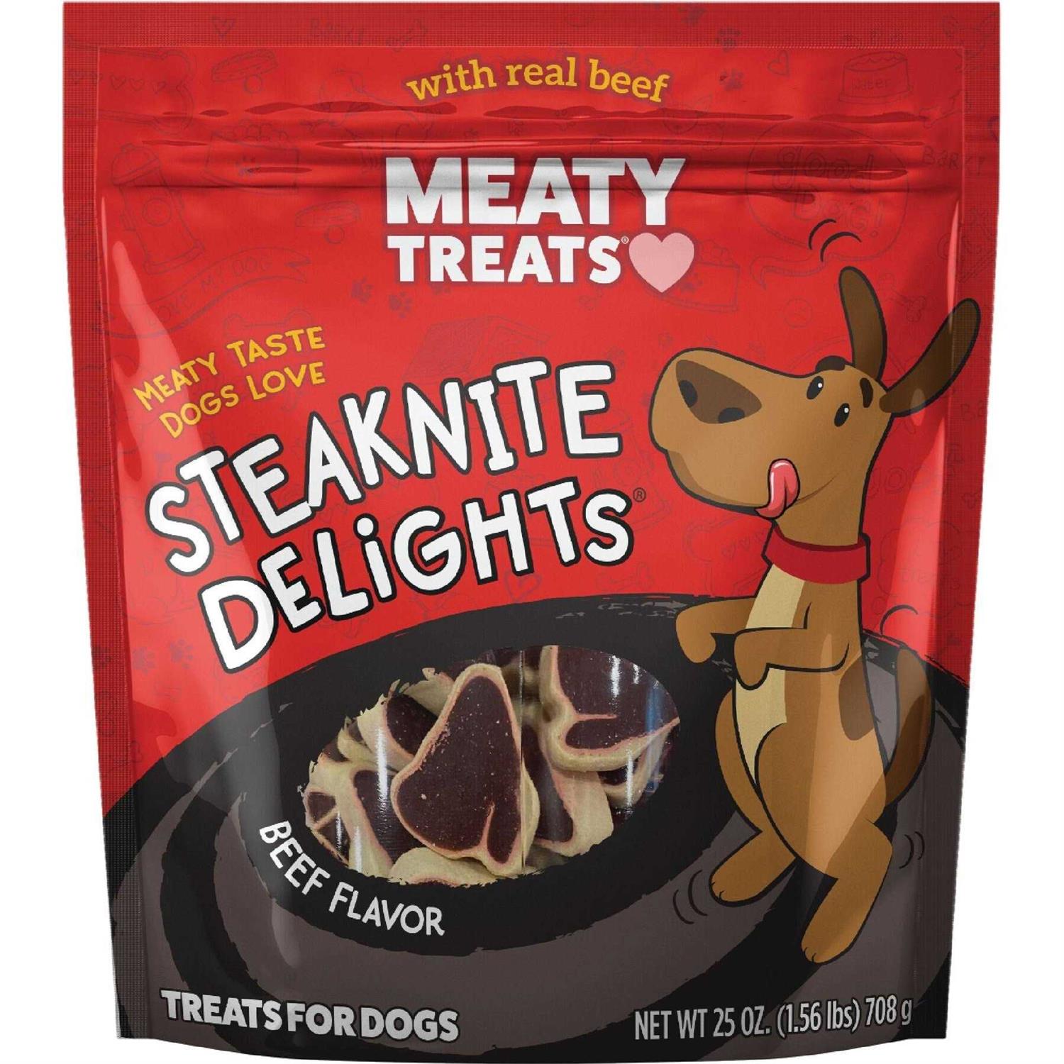 Meaty Treats Steaknight Delights Beef Flavor - Pet Supplies online store