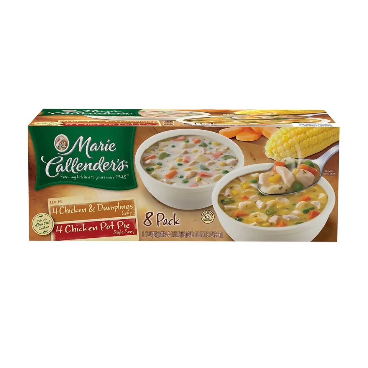 Marie Callender Chicken Variety Soup 8 Pack