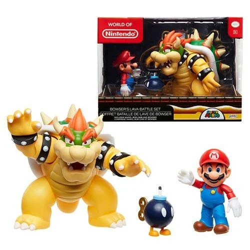 Nintendo Mario vs. Bowser Diorama Set