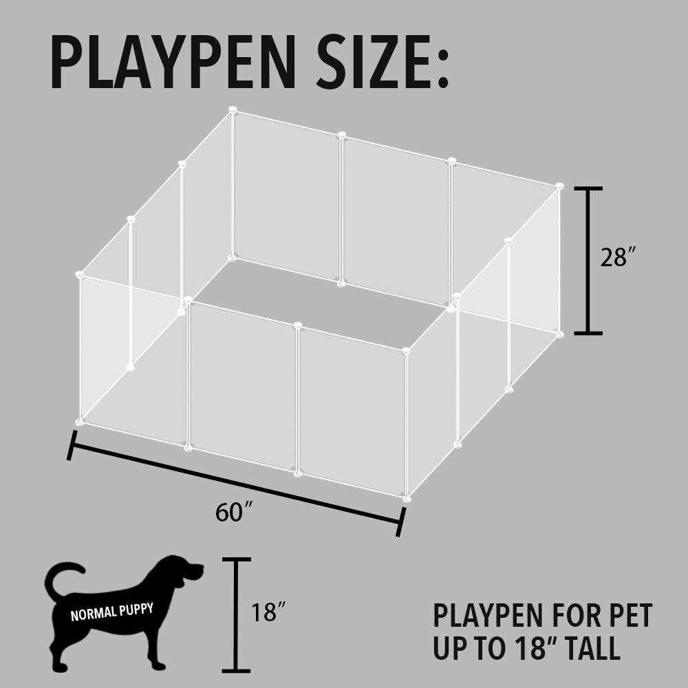 ALLISANDRO Small Pet Playpen Animal cage for Indoor Outdoor Use - Pet Supplies online store