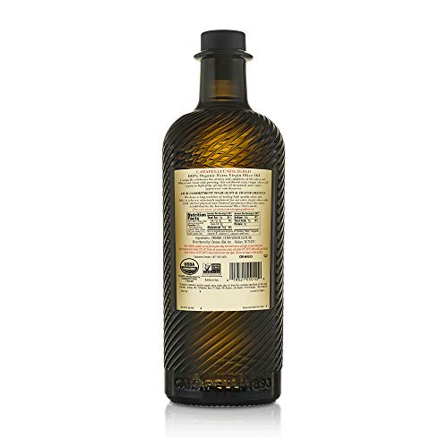 Carapelli - Organic Extra Virgin Olive Oil: Cold-Pressed Organic EVOO – 33.8 Fluid Ounces (1 Liter)