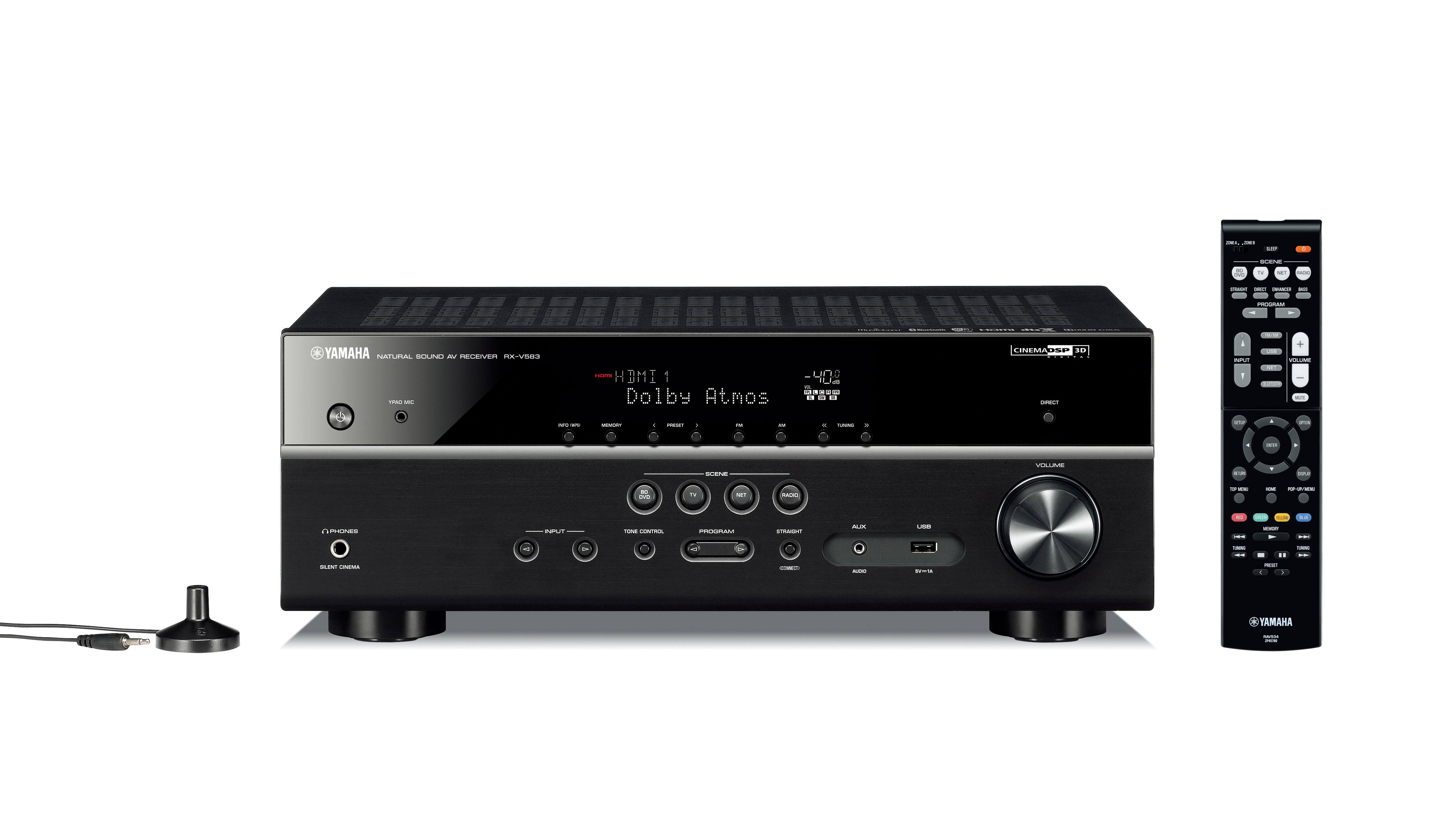 Yamaha RX-V583 7.2 Channel AV Network Receiver - Black