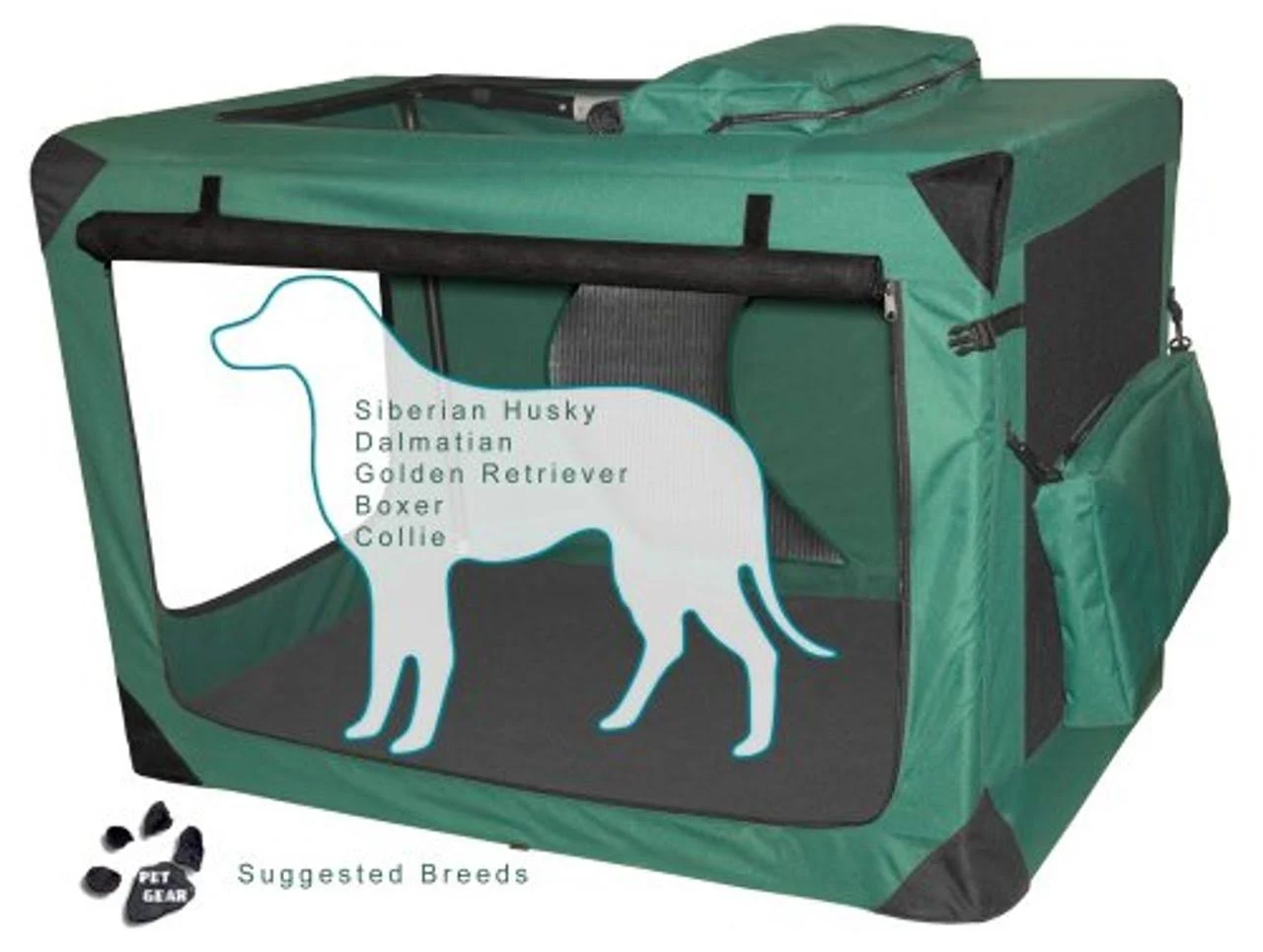 Pet Gear Inc Generation II Deluxe Portable Soft Crate 42x22
