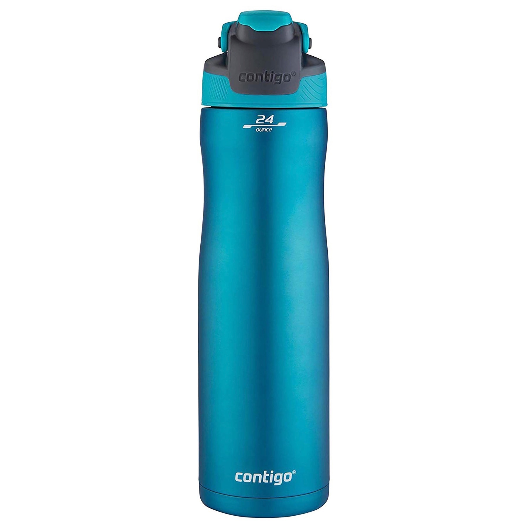 Contigo AUTOSEAL Chill Stainless Bottle 24oz 2-Pack: SS/Scuba & Scuba Blue