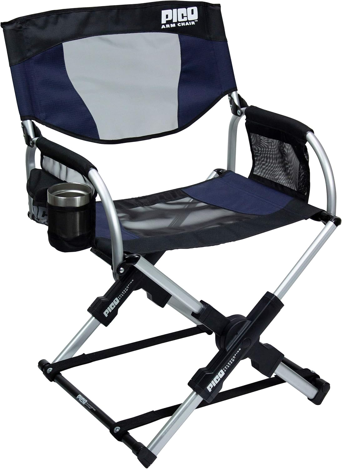 GCI Outdoor Pico Compact Folding Camp Chair with Carry Bag