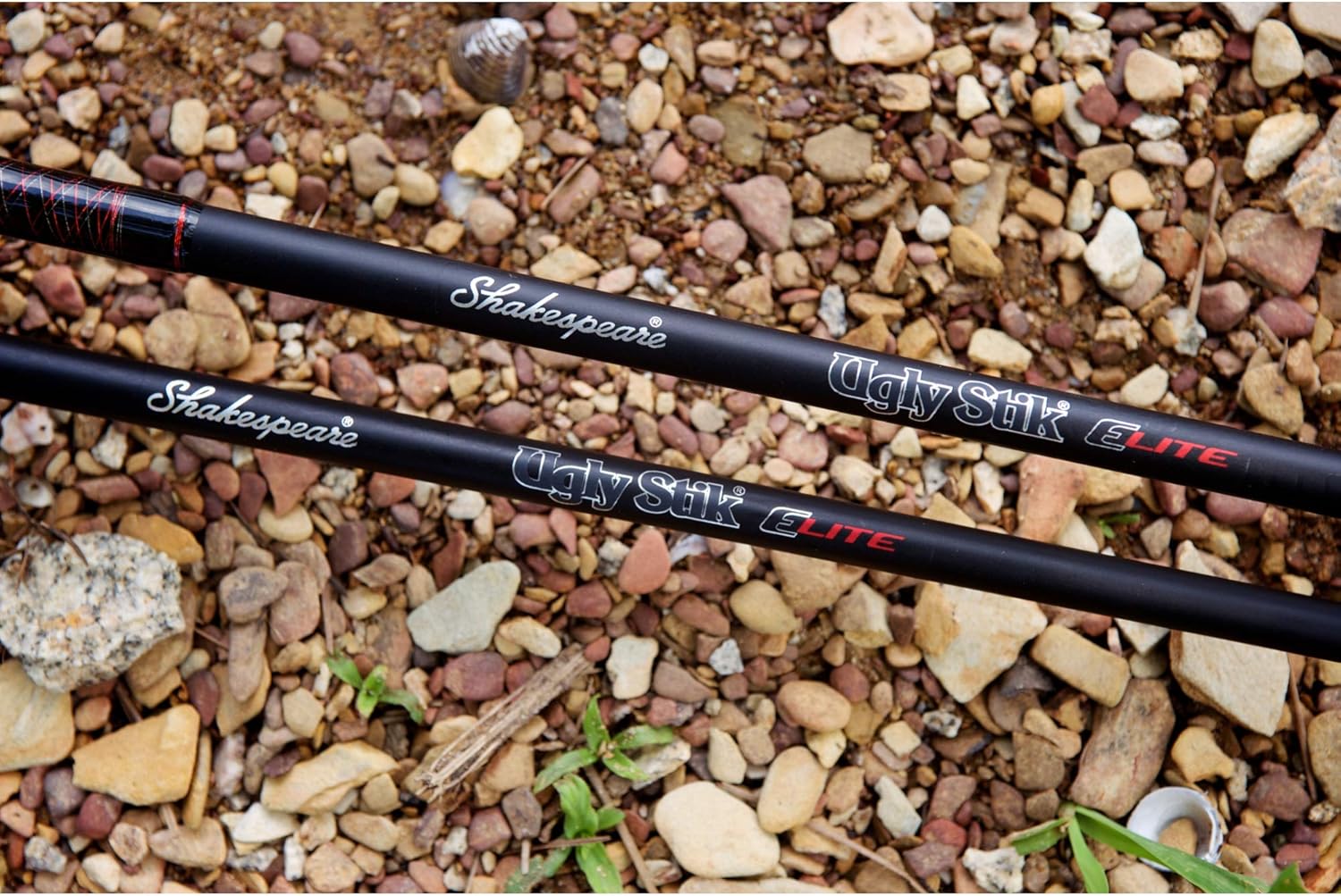 Shakespeare Ugly Stik 7’ Elite Spinning Rod, Two Piece Spinning Rod, 4-10lb Line Rating, Medium Light Rod Power, Medium Fast Action, 1/8-1/2 oz. Lure Rating