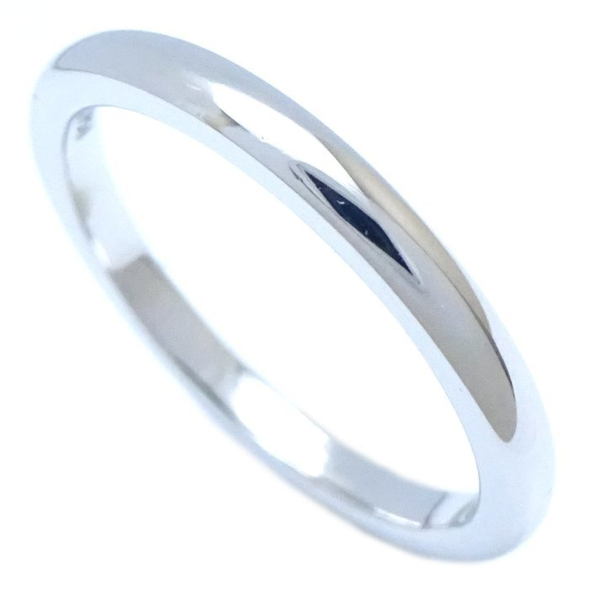 Pre-Owned TIFFANY&Co. Tiffany Wedding Band Ring 2mm Pt950 Platinum 290609 (Good)