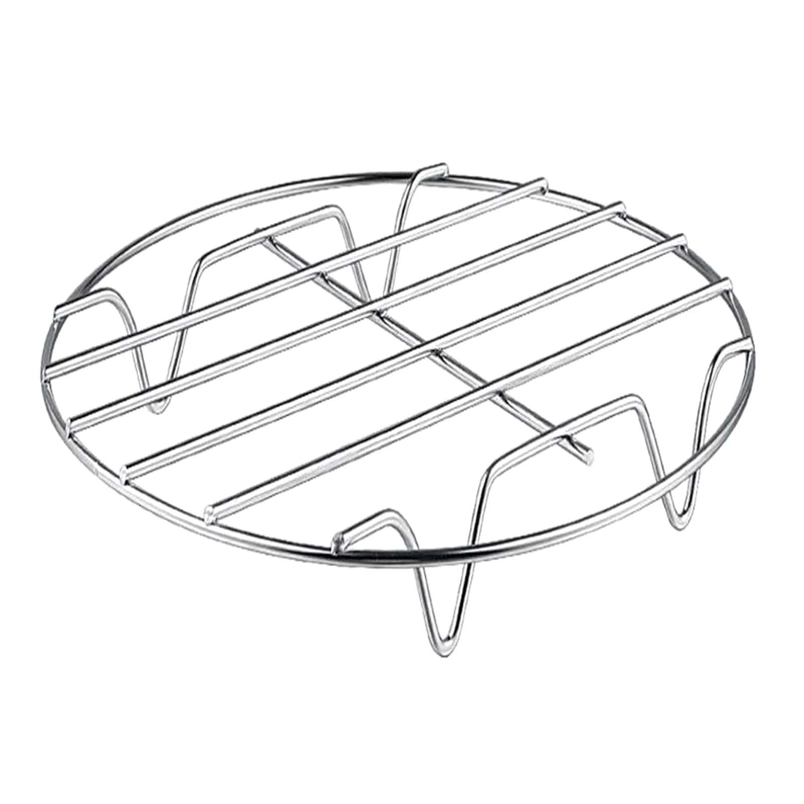 10Pcs Air Fryer Accessory Kit Frying Baking Pan Rack Pizza Tray Pot Metal Holder Bread Bracket Cupcake Mould Set for 3.2QT-5.8QT Air Fryer