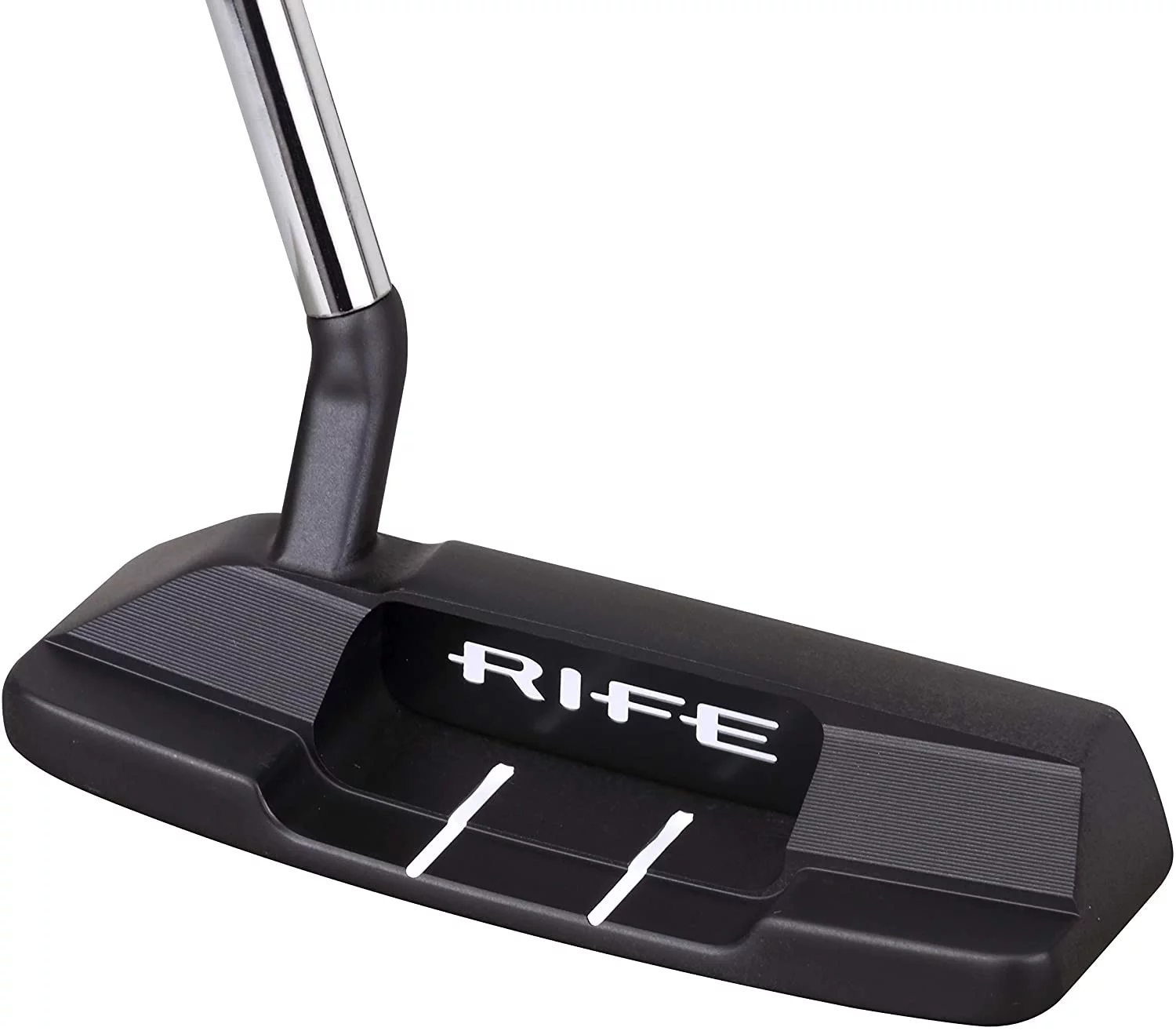 Rife Golf Roll Groove Technology Series (33 Inches) Right Handed RG2 Widened Heel Blade Putter Precision Milled Face Edge Cavity and Bumpers Ensures an Ideal Weight Distribution and Balance