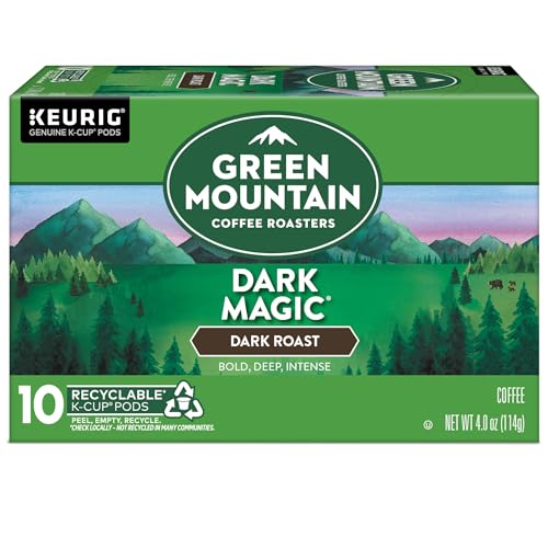 Green Mountain Coffee Roasters Dark Magic Keurig Single-Serve K-Cup Pods, Dark Roast Coffee, 72 Count