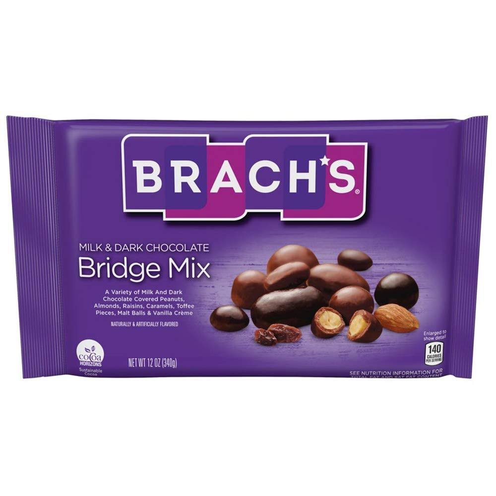 Brachs Bridge Mix - Laydown Bag, 12 Ounce - 12 per CASE.