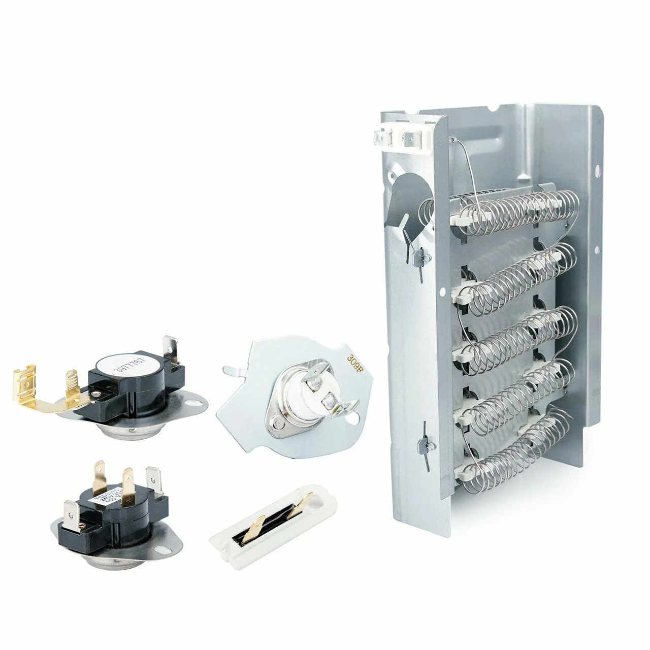 10 PCS 279838 279816 Dryer Heating Element Kit Parts For Whirlpool Roper Kenmore Maytag