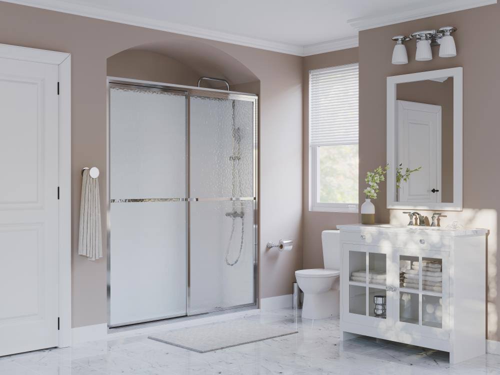 Coastal Shower Doors 1842.66-a Paragon Series 42x22 x 66x22 Framed Sliding Shower Do Chrome