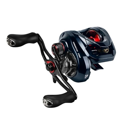Baitcasting Reel - High Capacity Casting Reel with 9+1 Stainless Steel Bearings, 7.2:1 Gear Ratio, 15 lb Drag - Baitcaster Fishing Reel