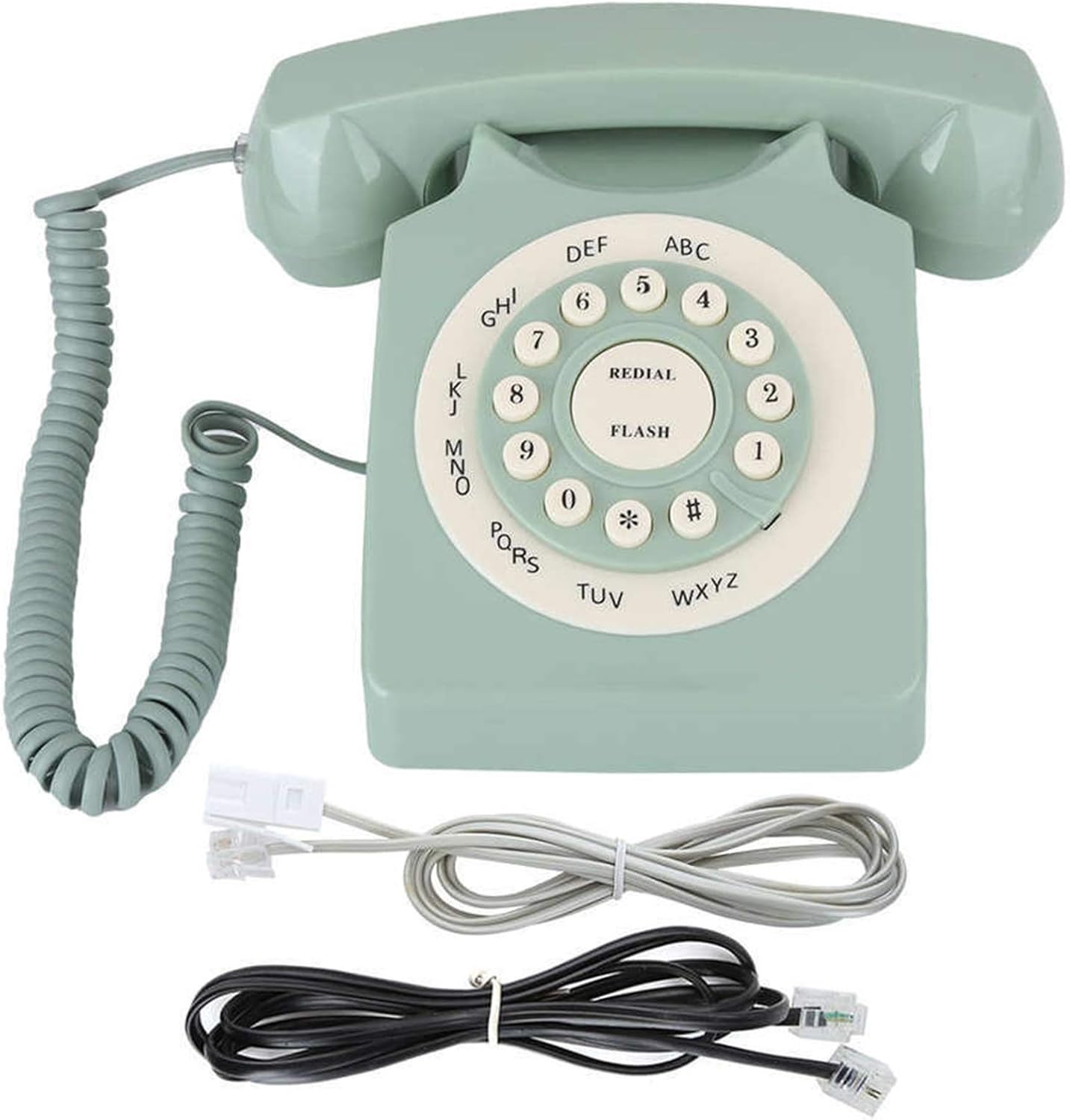 Vintage Phone Antique European Old Fashioned Telephone Desktop Landline Wired Phone for Home Office Business Hotel Retro Phone,Phone Home Decoration