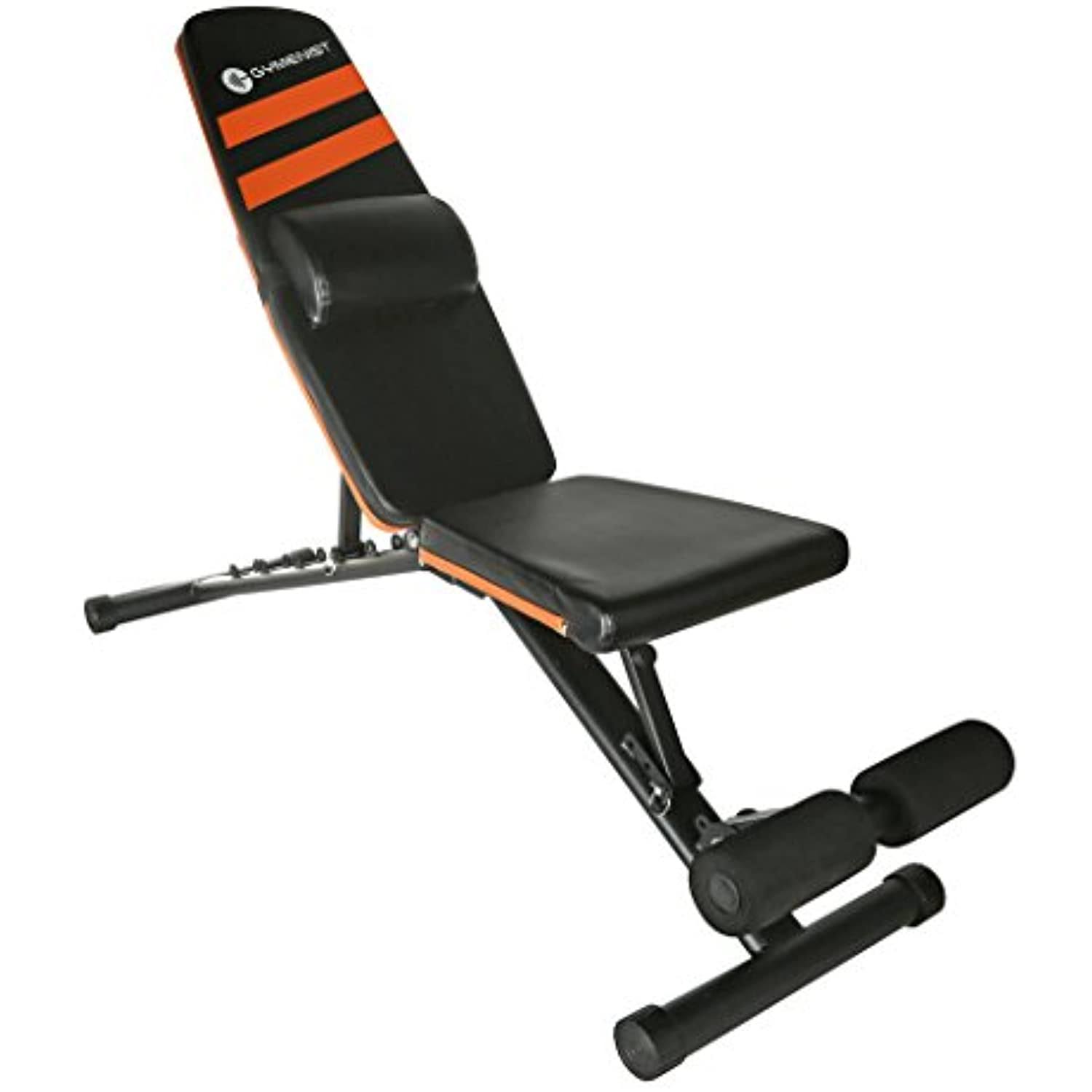 Gymenist Exercise Bench Adjustable Foldable Compact and Easy to Carry No Assembly Needed