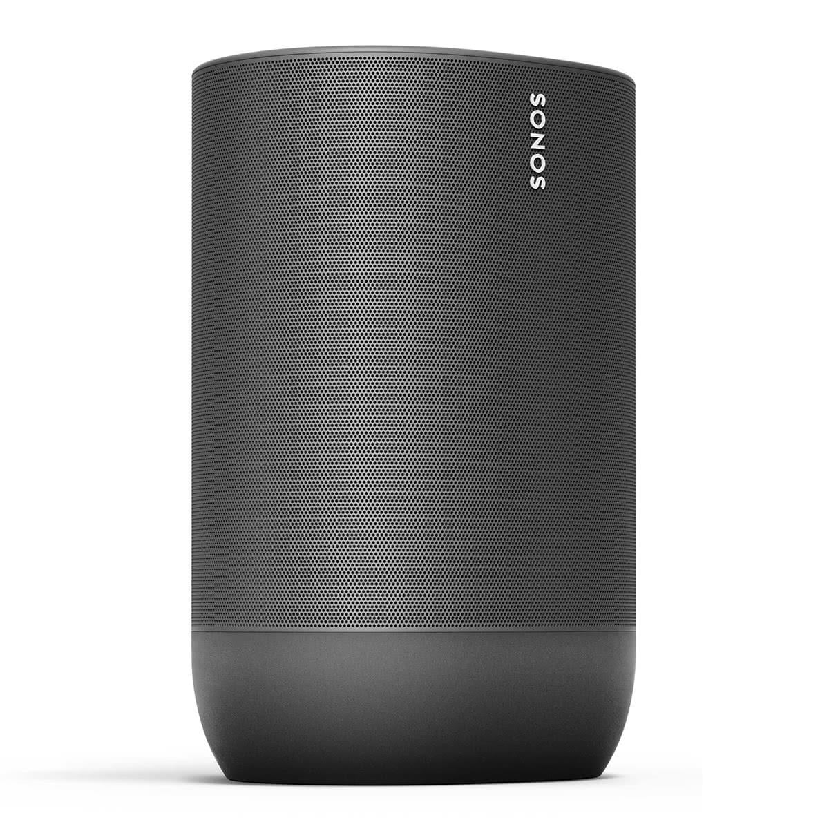 Open Box Sonos Move Portable Smart Battery-Powered Speaker with Bluetooth and Wi-Fi (Black)