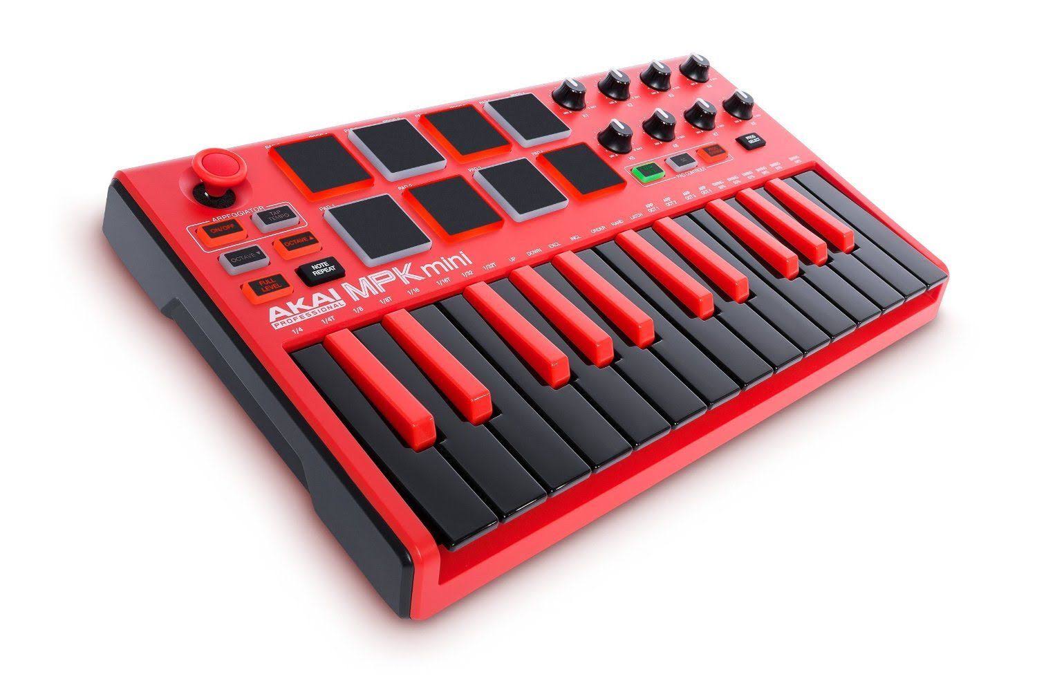 Akai Professional MPK Mini MKII Keyboard - Red