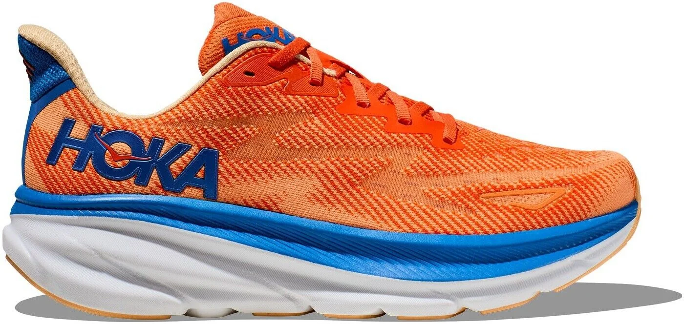 Hoka One One Clifton 9 1127895/VOIM Sneakers Men's Orange Running Shoes NR7191 (7.5)