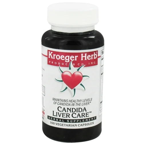 Kroeger Herbs Candida Liver Care, Vegetarian Capsules - 100 Ea, 2 Pack