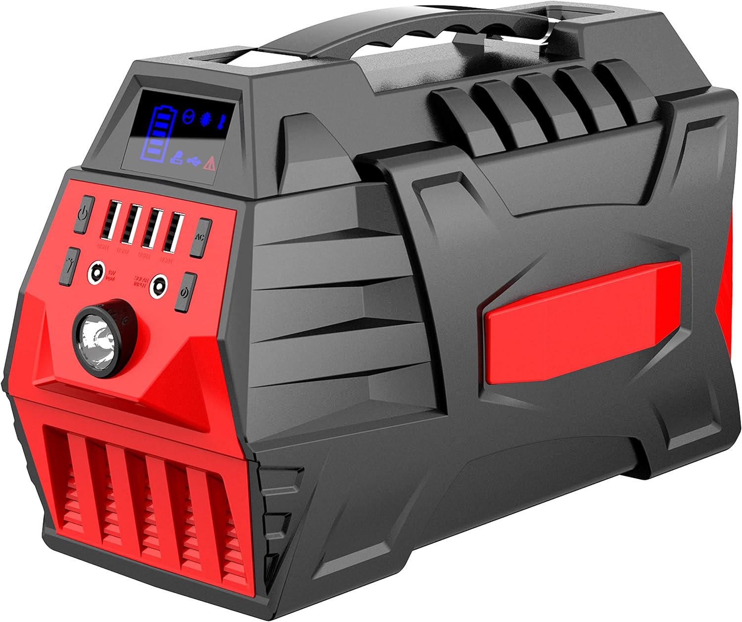 500W Portable Power Station, 296Wh Solar Generator Backup Battery Pack with 110V/500W AC Outlet, Portable Power Bank Outdoor Generators for Home Use, Emergency Outage, Camping Travel, RV Trip