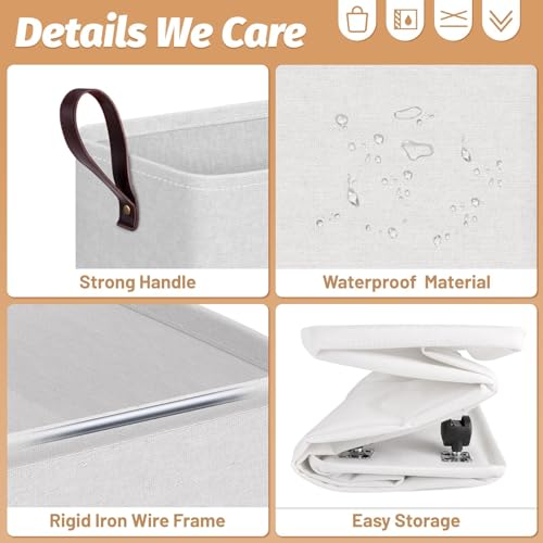 24.4-Inches Rolling Slim Laundry Basket on Wheels, Collapsible & Waterproof Laundry Hamper, Freestanding Narrow Corner Clothes Bins with Easy Carry Handles for Clothes at Home, Grey