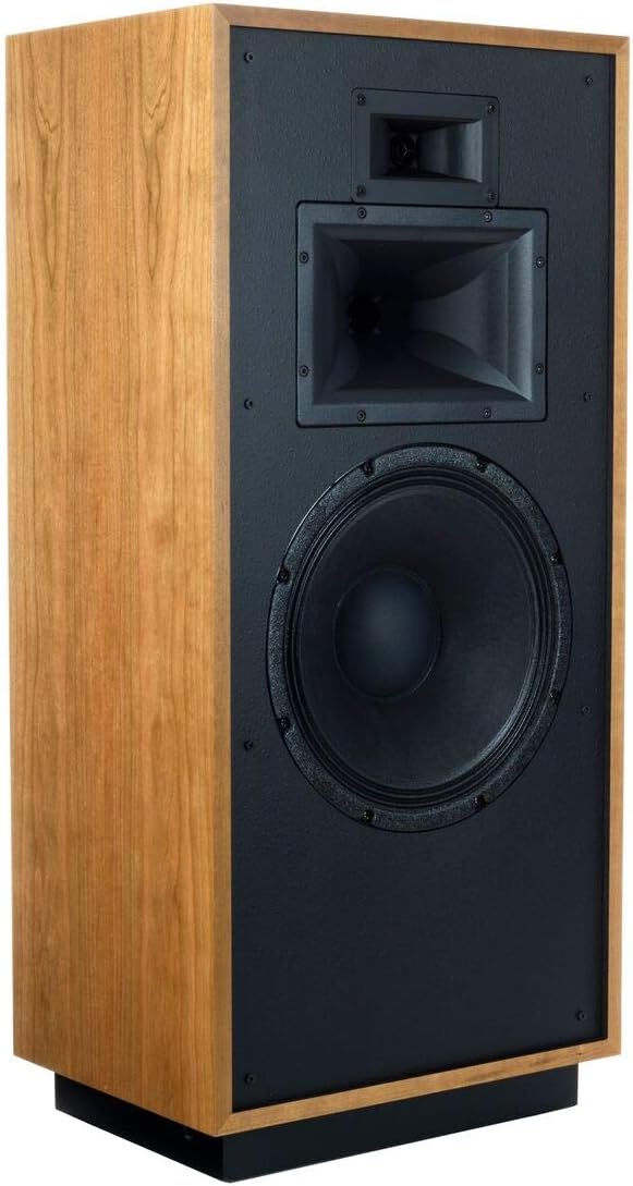 Klipsch Forte IV Heritage Premium Floorstanding Horn-Loaded Speaker in Natural Cherry