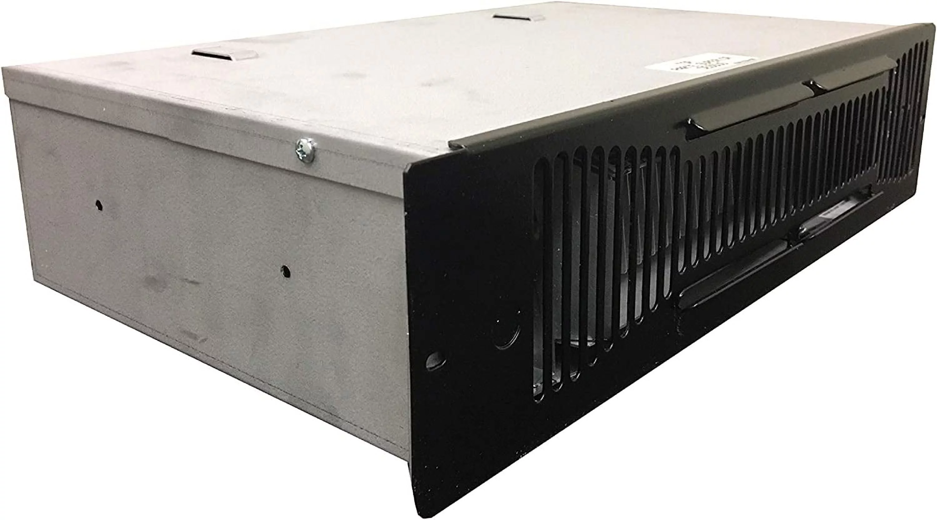 Quiet Toe Kick Heater Qmark Qts1500t, Instant Heat 120 Volt 1,500 Watt Under Cabinet Fan Forced Kickspace Heater with a Front Mounted Thermostat Only 15 3/8