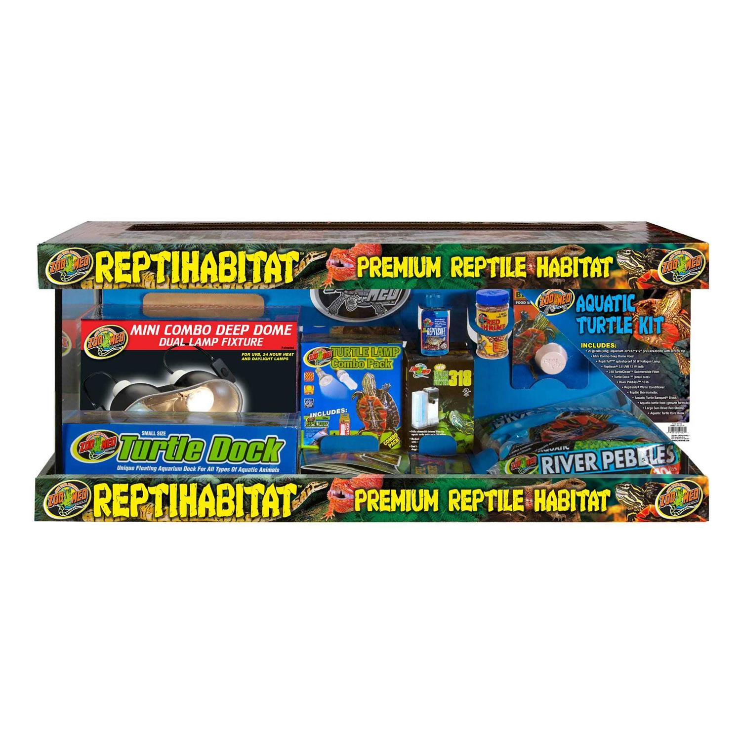 Zoo Med ReptiHabitat Aquatic Turtle Kit - Pet Supplies online store