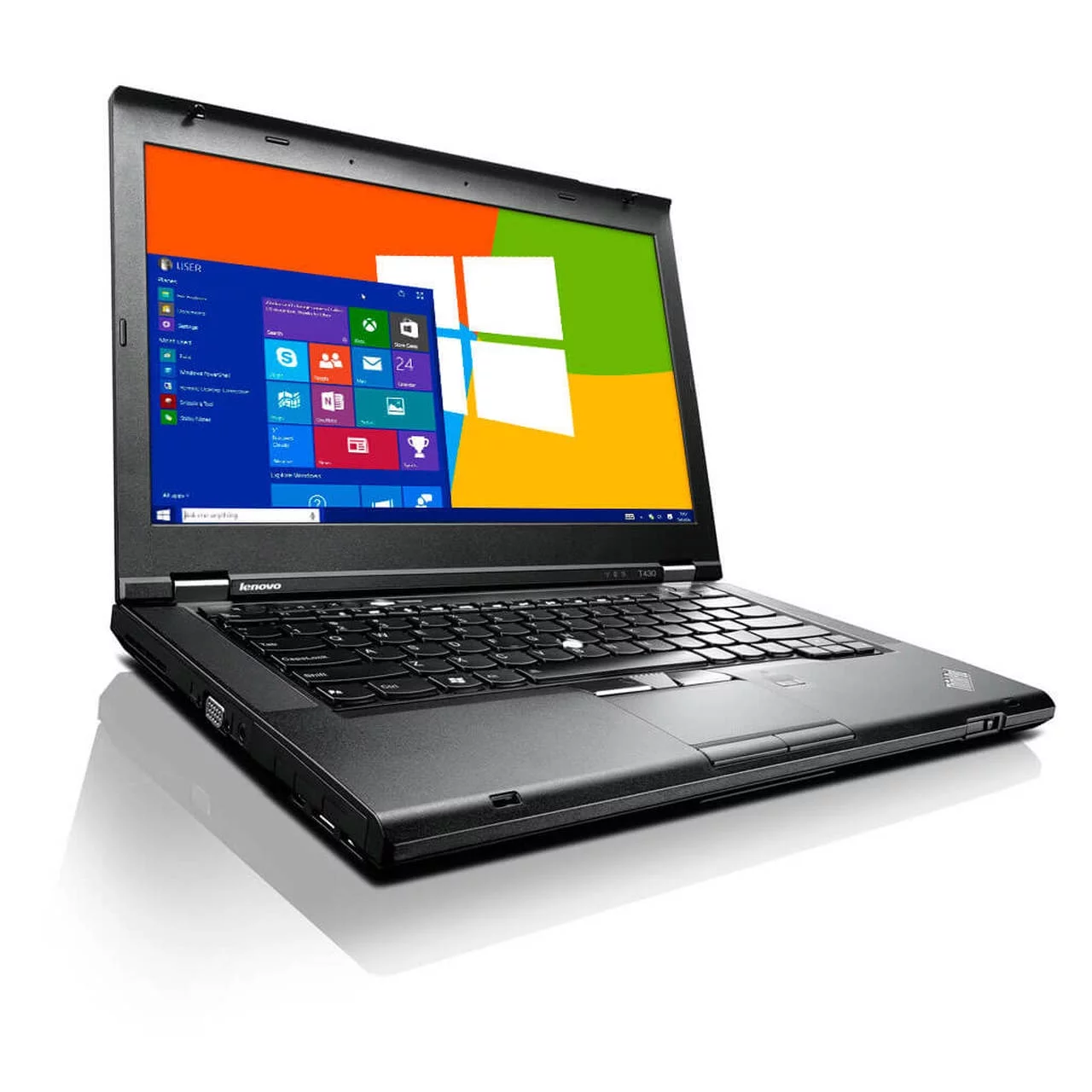 Lenovo ThinkPad T430 Laptop Computer, 2.60 GHz Intel i5 Dual Core Gen 3, 8GB DDR3 RAM, 128GB SSD Hard Drive, Windows 10 Home 64 Bit, 14