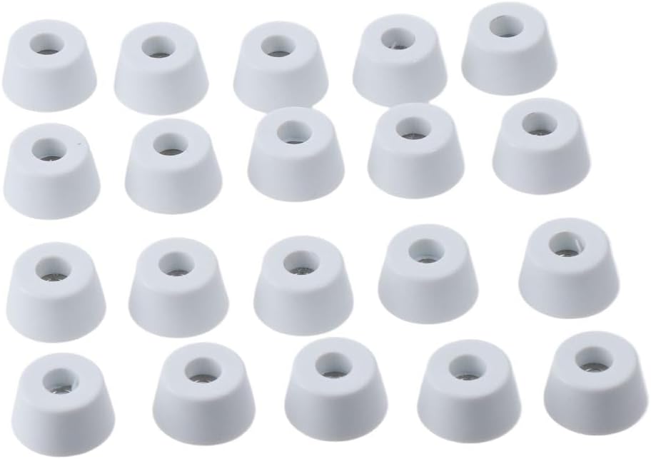 20Pcs Round Furniture Pads Chair Feet Glides Sliders Carpet Saver Hardwood Floor Protectors Surface Protection Nonslip Household Grippers