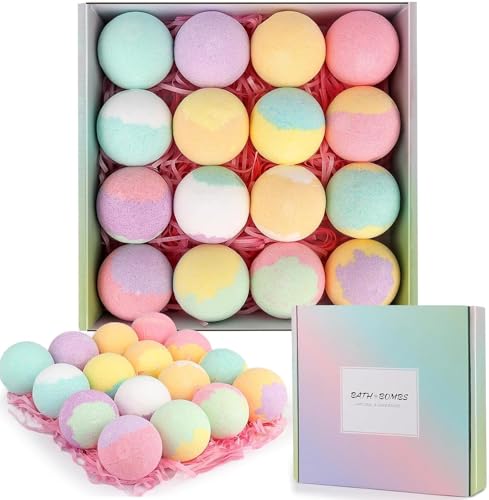 Organic Bath Bombs Women,Nature Bath Bombs for Women Relaxing,Lush Bath Bomb Gift Set