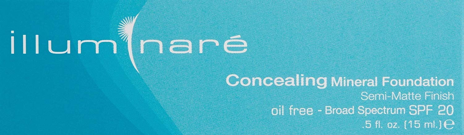Illuminare Concealing Mineral Foundation Makeup SPf 20 Semi-Matte Finish 15ml (Sienna Sun)