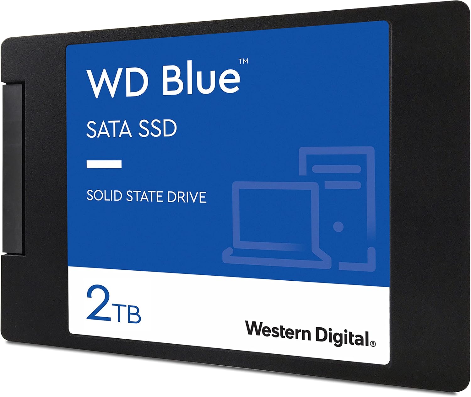 Western Digital 2TB WD Blue 3D NAND Internal PC SSD - SATA III 6 Gb/s, 2.5
