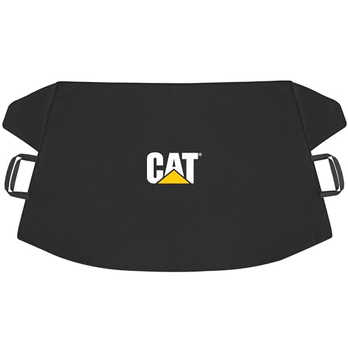 Cat? Windshield Snow Cover, Toughest Car Frost Protector for Ice & Sleet, Weatherproof for Winter, Includes Anti-Theft Straps, Freeze Protector for Auto Car Truck Van SUV, Wide Size 78