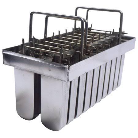 Intbuying Popsicle Molds Ice Pop Maker Round Head Plate 108ml 20pcs