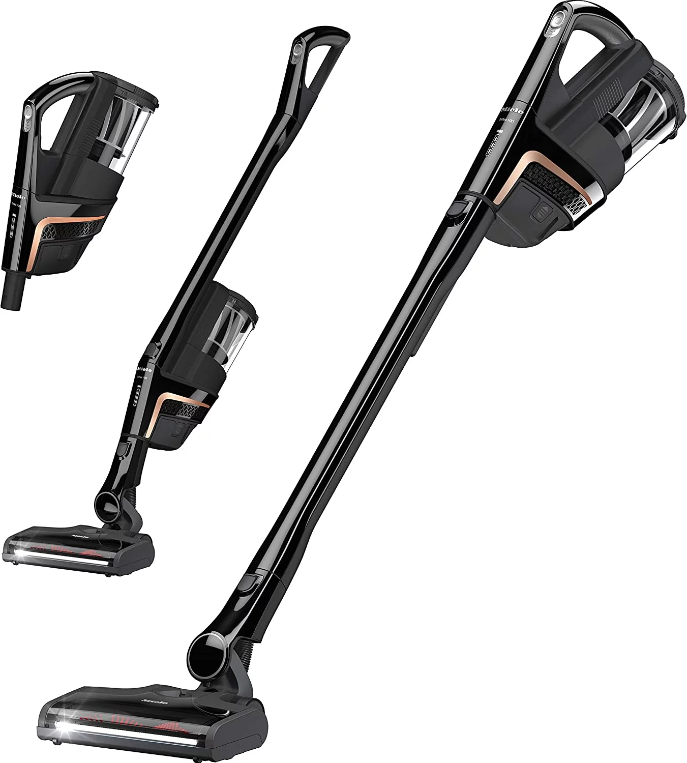 Miele Triflex HX1 Cat & Dog Battery Powered Bagless Stick Vacuum, Obsidian Black, 4 Pounds