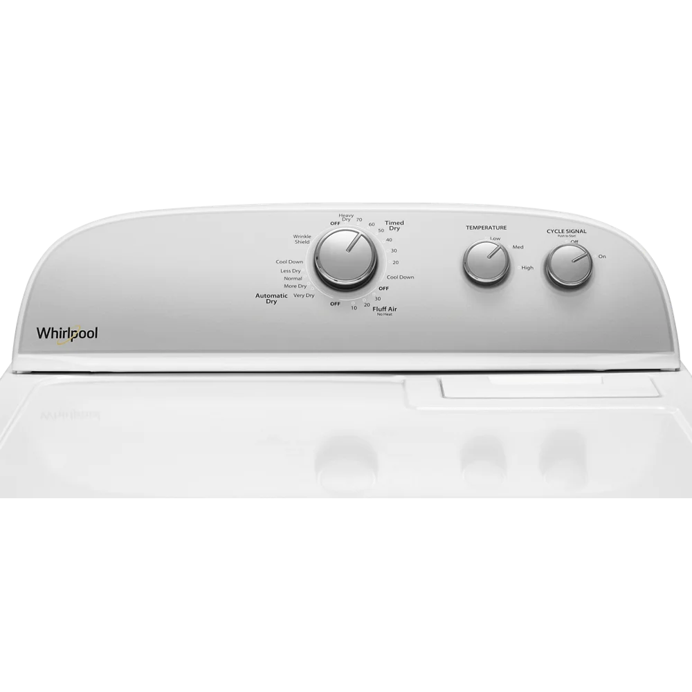 Whirlpool® Brand New Model WGD4950HW - 7.0 Cu ft - Top Load Gas Dryer - White - With Auto Dry™ Drying System