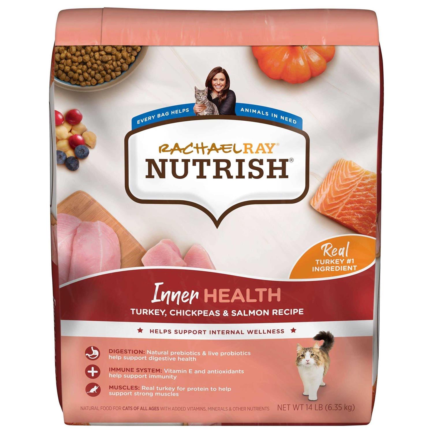 Rachael Ray Nutrish Inner Health Dry Cat Food Turkey - Pet Supplies online store