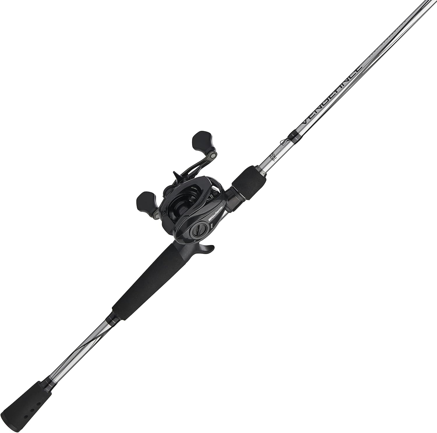 Abu Garcia Vengeance Low Profile Baitcast Reel and Fishing Rod Combo