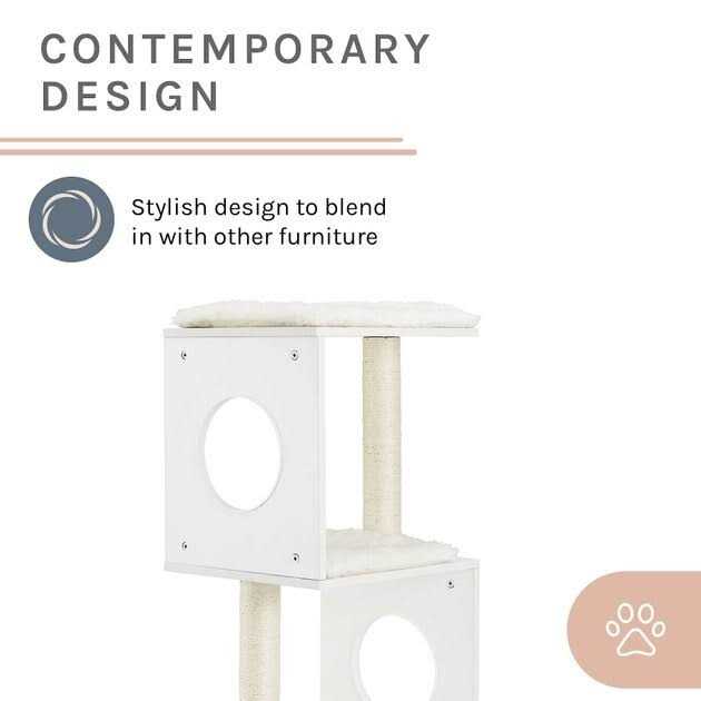 Sam's Pets Sheree 50 White Cat Tree - Pet Supplies online store