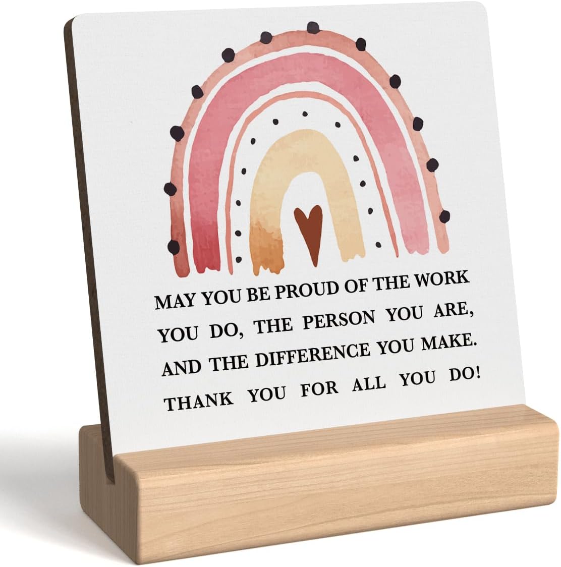 Motivational Desk Decor for Women Office Cubicle, Office Decor Desk Accessories for Women Office, Inspirational Gifts for Colleague Coworker, Home Office Decor Sign for Table Desk Shelf 4x4 Inches
