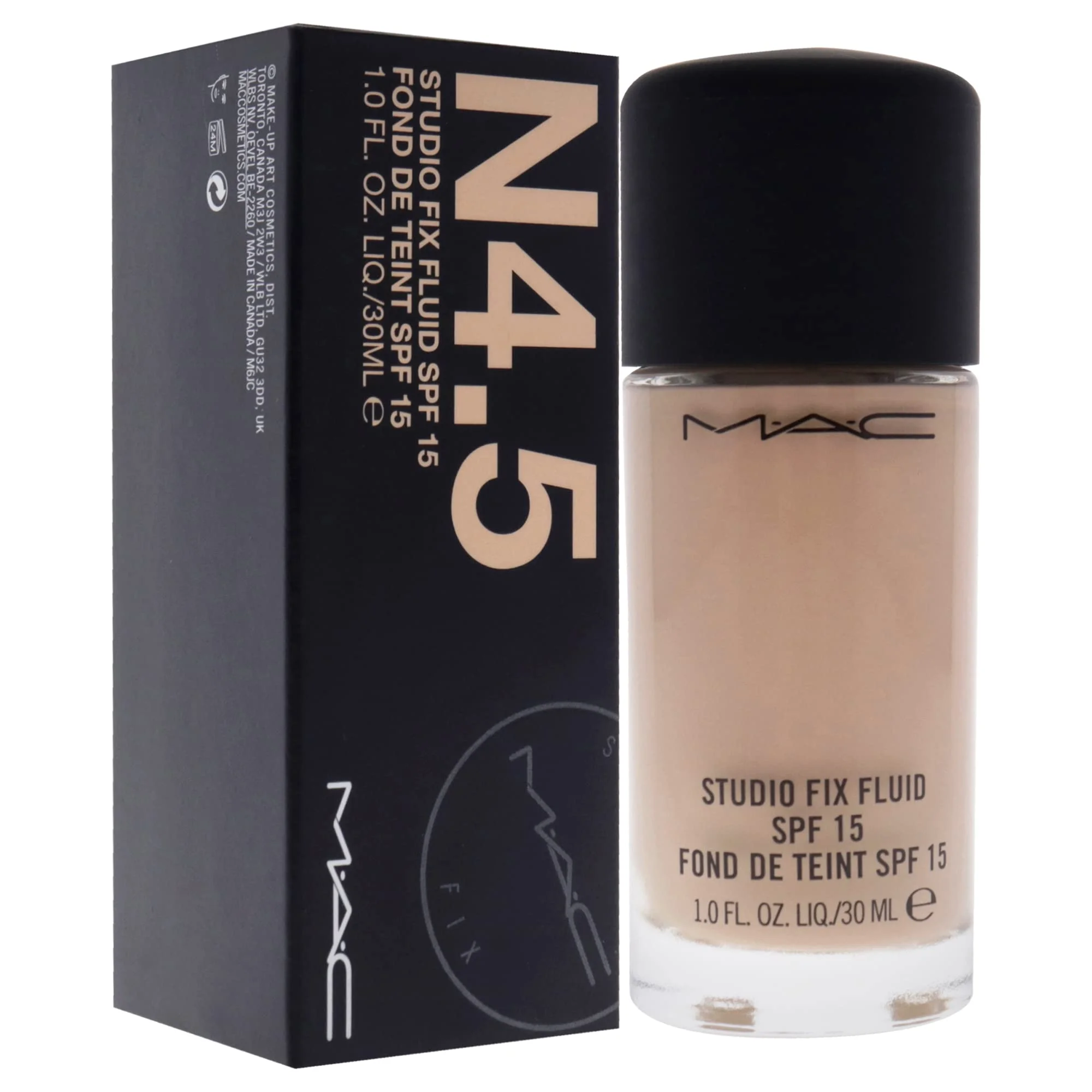 Mac Studio Fix Fluid Spf 15 Foundation N 4.5 30Ml/1 Ounce
