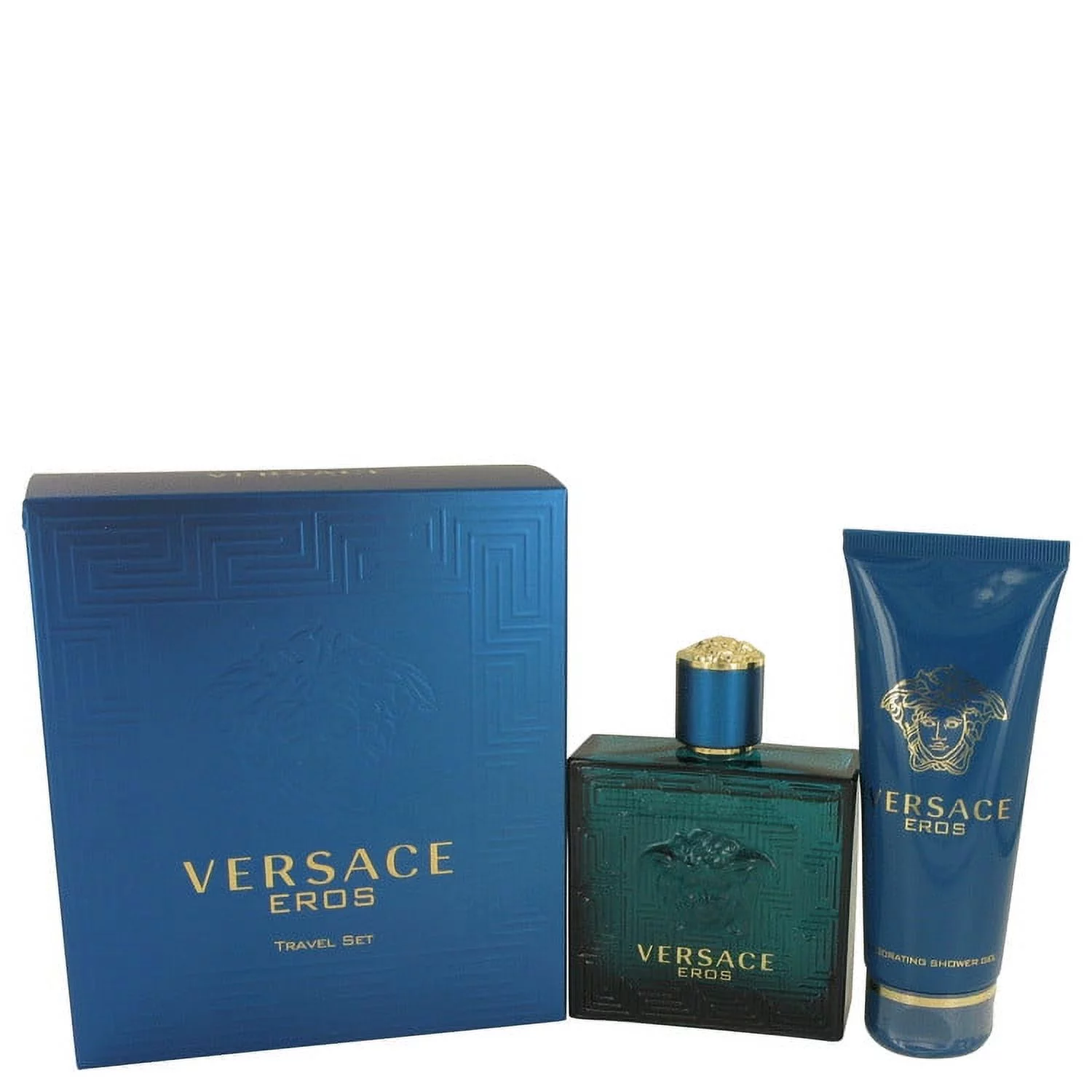 Versace Eros Cologne Gift Set for Men, 2 Pieces