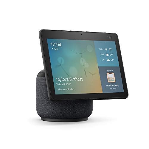 Amazon Echo Show 10 (newest model), HD smart display with premium sound, motion and Alexa, Charcoal - Radiant Selections